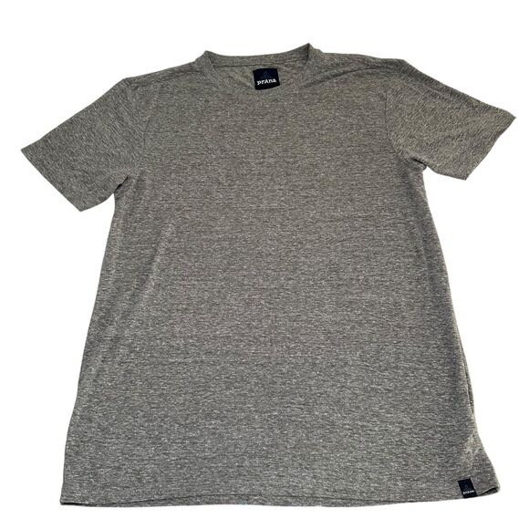 PrAna Lightweight  Performace T-Shirt Men's Size Large Gray Normcore Activewear - Picture 1 of 4